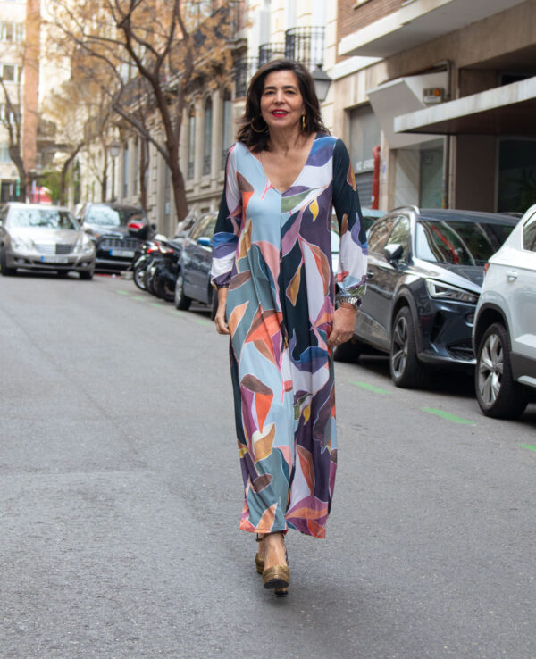 Vestido Catrina hojas