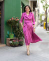 Vestido Dalva rosa