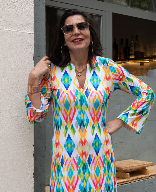 Vestido Olivia étnico
