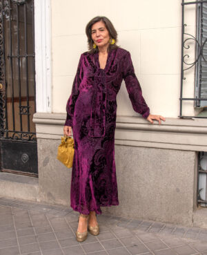 Vestido Vega púrpura