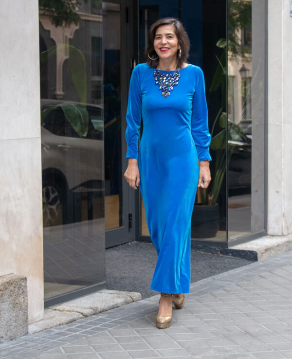 Vestido Tristana azul Capri