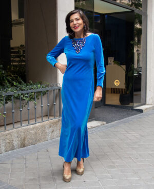 Vestido Tristana azul Capri