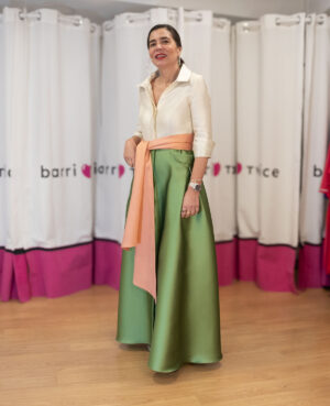 Vestido Chantal tricolor