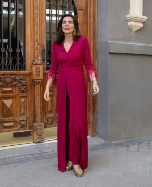 Conjunto Flavia granate