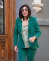Chenilla verde Blazer