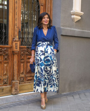 Vestido Lía azul